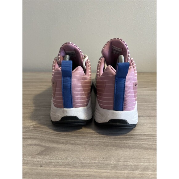 Size 11 - Reebok DMX Thrill Jasmine Pink Blue Blast Running Shoes Sneakers - Picture 7 of 11